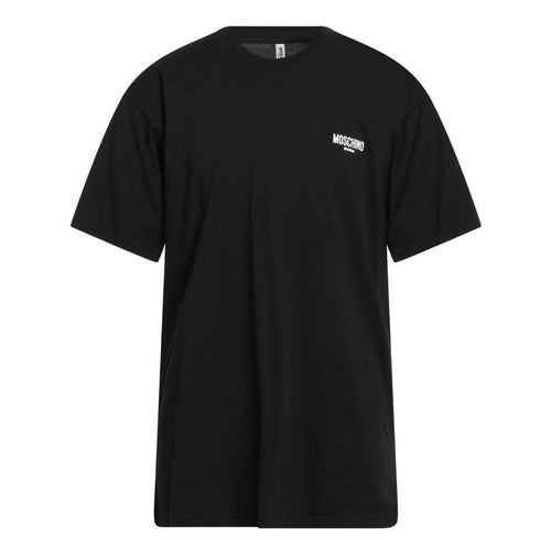 Moschino Swim Logo Black T-Shirt 221ZA072392401555